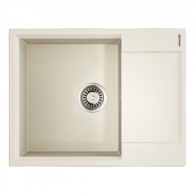 Мойка для кухни Omoikiri Daisen 65-PA 4993680 прямоуг. 65х51 глуб. 23см (толщ.10мм) вып. 3 1/2" (врезная) крыло универсал пастила