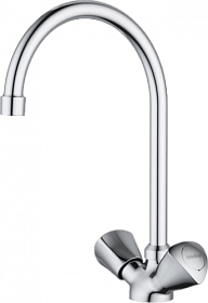 Смеситель для кухни (мойки) Damixa RedBlu Object 340000000 хром латунь Водяной