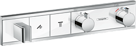 Смеситель для душа термостат (внешняя часть) Hansgrohe RainSelect 15355400 хром/белый латунь