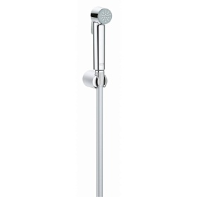 Лейка гигиеническая с держателем и шлангом Grohe Tempesta-F 26353000 хром Водяной