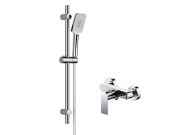 Смеситель для душа Aquatek Лира AQ1432CR 2 в 1 хром латунь