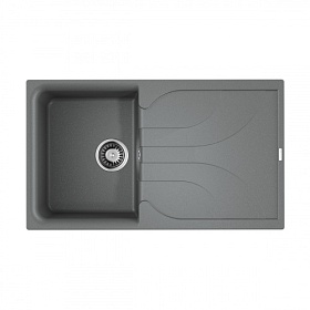 Мойка для кухни Omoikiri Yasugata 4993546 прямоуг. 86х50 глуб. 21см вып. 3 1/2" (врезная) крыло универсал