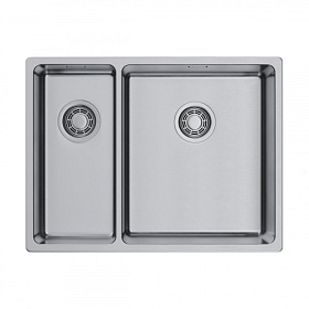 Мойка для кухни Omoikiri Tadzava 58-2-U/I-IN-R Ultra 4997117 прямоуг. 58х44 глуб. 20см (толщ.1мм) вып. 3 1/2" (врезная, подстольная) нержавеющая ст