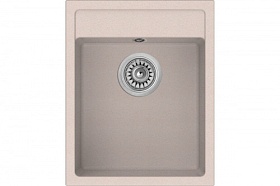 Мойка для кухни Longran Ultra ULS400.500 - 58 Sabbia прямоуг. 40х50 глуб. 20см вып. 3 1/2" (врезная) саббиа