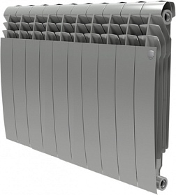 Радиатор биметалл Royal Thermo BiLiner Silver Satin 500 10 секц.
