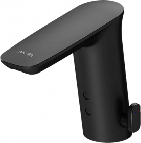 Смеситель для умывальника (раковины) AM.PM Inspire V2.0 F50A02322 чёрный латунь