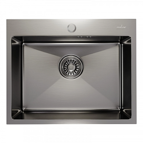 Мойка для кухни Mixline Pro 547233 прямоуг. 53х43 глуб. 22см (толщ.3мм) вып. 3 1/2" (врезная) сатин