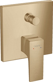 Смеситель для ванны/душа (короткий излив) (внешняя часть) Hansgrohe Metropol СМ 32545140 бронза латунь