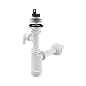 Сифон для раковины вып. 1 1/4" х 32 Alca Drain с носиком A410P