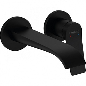 Смеситель для умывальника (раковины) (внешняя часть) Hansgrohe Vivenis 75050670 чёрный латунь