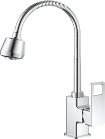 Смеситель для кухни (мойки) Haiba HB615 HB73615 гибкий излив хром латунь