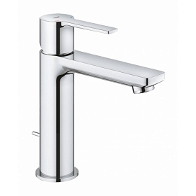 Смеситель для умывальника (раковины) Grohe Lineare New 32114001 хром латунь Водяной