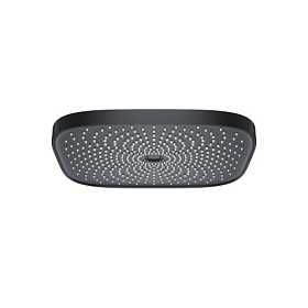 Лейка верхнего душа Iddis SpaHome SPA26BSi64 d260 мм 1-реж. чёрная квадратная