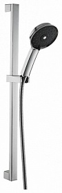 Душевая стойка с лейкой и шлангом Ledeme Люкс круглая M8005 хром