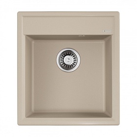 Мойка для кухни Omoikiri Daisen 46-SA 4993615 прямоуг. 46х51 глуб. 20см (толщ.10мм) вып. 3 1/2" (врезная) бежевая