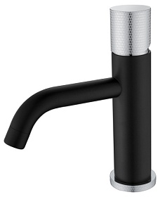 Смеситель для умывальника (раковины) Boheme Stick Black Touch Chrome 121-BCR.2 хром/черный латунь