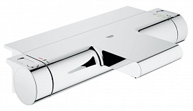 Смеситель для ванны/душа (короткий излив) термостат Grohe Grohtherm 2000 New 34464001 каскадный излив хром латунь