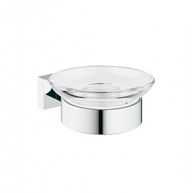 Держатель для мыла стекло Grohe Essentials Cube 40754001 хром Водяной