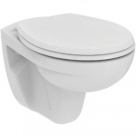 Унитаз подвесной Ideal Standard Eurovit безободковый смыв сид.дюр. микролифт K881201 Водяной