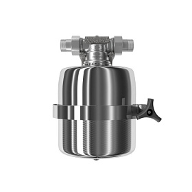 Фильтр магистральный корпус Аквафор Викинг Мини 10"BB 3/4" нерж. сталь для горячей и холодной воды хром 101129