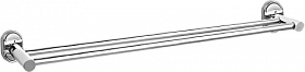Полотенцедержатель штанга 2-ой 60 см Haiba HB19 HB1909 хром Водяной