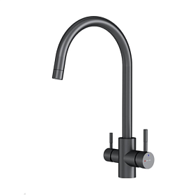 Смеситель для кухни (мойки) AM.PM X-Joy S F85B07722 чёрный нерж. сталь Водяной