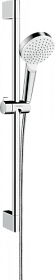 Душевая стойка с лейкой и шлангом Hansgrohe Crometta 1jet 669 мм d580х260 мм круглая 1-реж. 26533400 хром Водяной