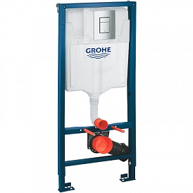 Инсталляция для унитаза Grohe Solido 38811000 рама с кнопкой хром глянец