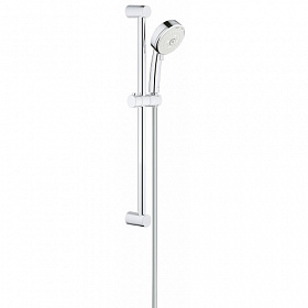 Душевая стойка с лейкой и шлангом Grohe Tempesta New Cosmopolitan 600 мм d580х260 мм круглая 3-х реж. 27786002 хром