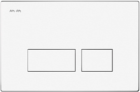 Кнопка смыва (клавиша) для инсталляции AM.PM Pro S прямоугольная белая глянец I047001 Водяной