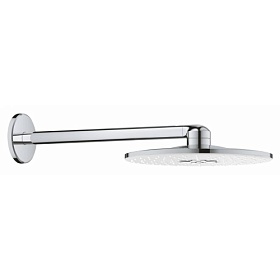 Лейка верхнего душа Grohe Rainshower 26475LS0 d310 мм 2-х реж. хром круглая с душевым кронштейном