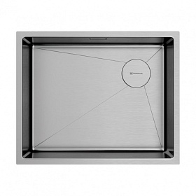 Мойка для кухни Omoikiri Taki 54-U/IF SIDE SF IN 4997034 прямоуг. 54х44 глуб. 20см (толщ.1,2мм) вып. 3 1/2" (универсальная) PVD нержавеющая сталь Водяной