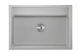 Мойка для кухни Granula KS-7301 арктик прямоуг. 73х51 глуб. 24,5см вып. 3 1/2" (врезная) арктик