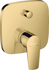 Смеситель для ванны/душа (короткий излив) (внешняя часть) Hansgrohe Talis E 71745990 золото латунь