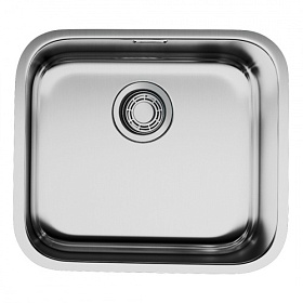 Мойка для кухни Omoikiri Omi 49-U-IN 4993066 прямоуг. 49,5х44,5 глуб. 18см (толщ.0,8мм) вып. 3 1/2" (подстольная) PVD нержавеющая сталь