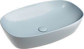 Раковина (умывальник) Ceramica Nova Element 60 серо-голубая накладная (чаша на столешницу) CN6049MHL