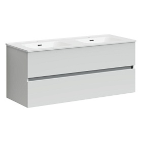 Тумба под раковину Sancos Urban 120 подвесная 2 выдв.ящ. белая UR120-2W