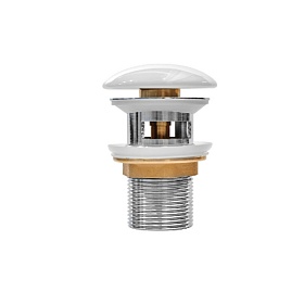 Выпуск для раковины с переливом Iddis Optima Home OPHWS0Wi88 белый глянцевый
