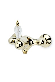 Смеситель для душа Boheme Crystal 284-CRST золото латунь