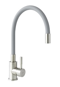 Смеситель для кухни (мойки) Ukinox UM2106 SS гибкий излив нерж.сталь нерж. сталь