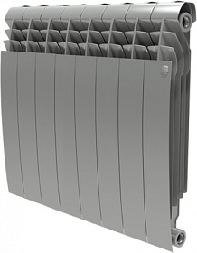 Радиатор биметалл Royal Thermo BiLiner Silver Satin 500 8 секц. RTBSS50008