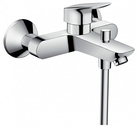 Смеситель для ванны/душа (короткий излив) Hansgrohe Logis ВМ 71400000 хром латунь
