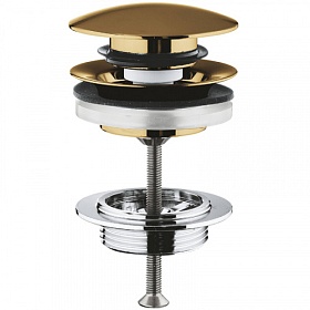 Донный клапан Grohe 65807GN0 click-clack, золото