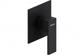 Смеситель для душа внеш. и скрытая часть (в сборе) Damixa Gala 537500300 чёрный латунь Водяной