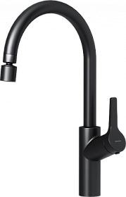 Смеситель для кухни (мойки) Damixa Eclipse 310722300 чёрный цинк Водяной