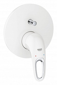 Смеситель для ванны/душа (короткий излив) (внешняя часть) Grohe Eurostyle 24049LS3 белая луна латунь Водяной