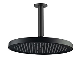Лейка верхнего душа Aquatek AQ2070MB d260 мм 1 реж. чёрная круглая Водяной