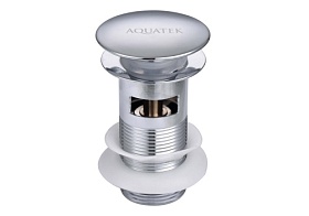 Донный клапан 1 1/4" Aquatek AQ6001CR хром