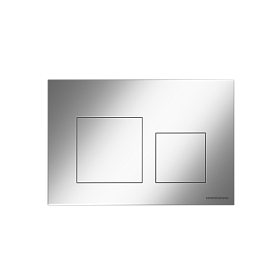 Кнопка смыва (клавиша) для инсталляции Ceramica Nova Balance Square прямоугольная хром матовый матовая CN12-002M