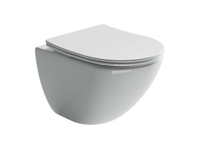 Унитаз подвесной Ceramica Nova Mono безободковый смыв сид.дюр. микролифт CN1905
